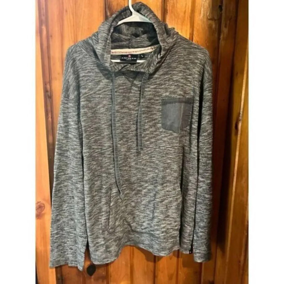 Airwalk Men's size L hoodie shirt‎ pullover Grey - Picture 1 of 3